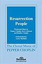 Resurrection People SATB choral sheet music cover